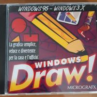 WINDOWS DRAW per windows 95 e windows 3.X Nuovo
