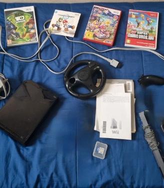 Nintendo wii, telecomandi e giochi