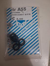 cerchi completi ricambio tron 1/43 ford escort str