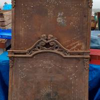 antico letto in ferro battuto 