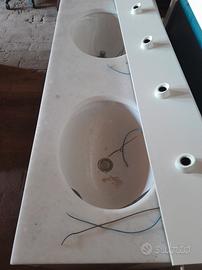 Mobile bagno  con lavabo doppio