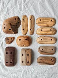 Prese per arrampicata in legno