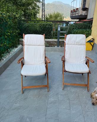 tavolo e sedie da giardino