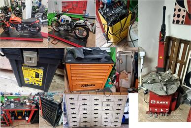 Attrezzatura Officina Moto anche singoli