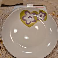 set 2 piatti flower
