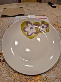 set 2 piatti flower