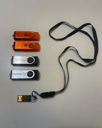 Set 5 chiavette pendrive USB da 4 Gb