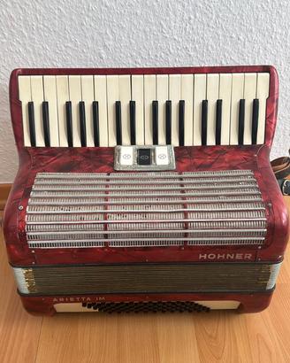 Fisarmonica Akkordeon 72 bassi Hohner Arietta I M