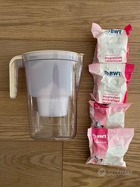 Caraffa filtrante + 4 filtri BWT
