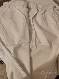 pantalone bianco da lavoro
