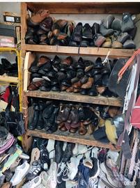 stock scarpe usate 