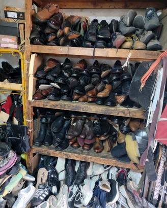 stock scarpe usate 
