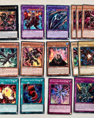Lotto Yu‑Gi‑Oh Drago Nero Occhi Rossi – Red‑Eyes