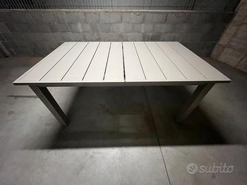 Set tavolo da giardino ALLUMINIO  allungabile