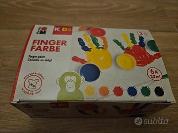 Set colori a dita per bambini – 6 vasetti

Colori 