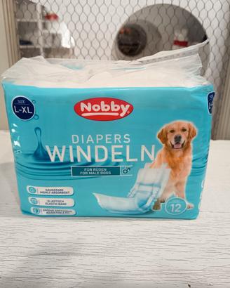 Confezione di pannolini a fascia x cane - L-XL