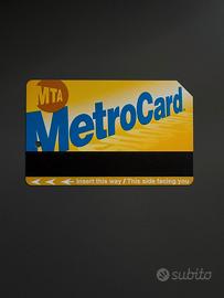 Metro Card da collezione