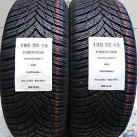 2 GOMME 195 55 15 FIRESTONE BR1630