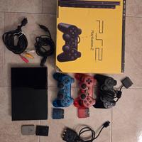 Playstation 2 slim con scatolo e accessori