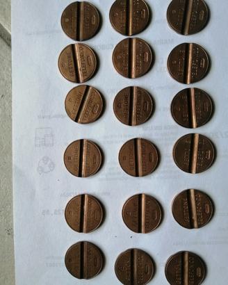 18 gettoni telefonici