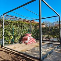 gazebo in ferro da giardino 