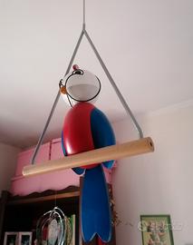 Lampadario camera bambini in legno