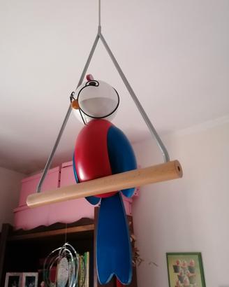 Lampadario camera bambini in legno