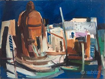 Olio su tela di Lamberto Lamberti