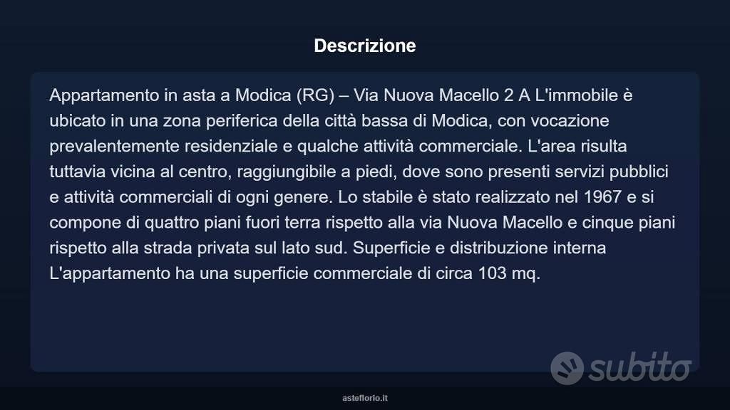 Appartamento – Modica - Vista 4