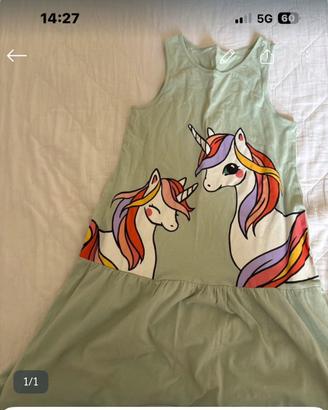 Abito bimba h&m 8/10 anni