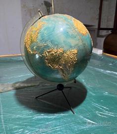 Mappamondo Rilievo Vintage Rico firenze anni 60