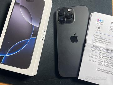IPhone 16 pro max 256Gb garanzia 1 anno