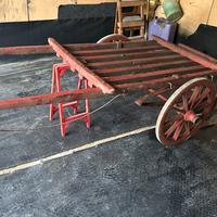 Carretto agricolo d’epoca in legno anni 30’