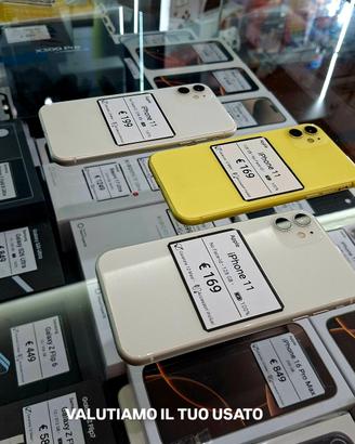 IPHONE 11 128GB e 256 gb BATTERIA 100%