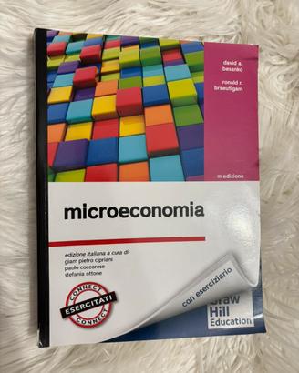 Libro Microeconomia università 3 edizione Besanko