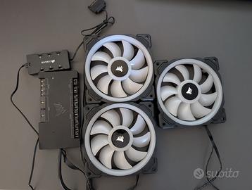 Ventole Corsair RGB 120 mm + Controller RGB