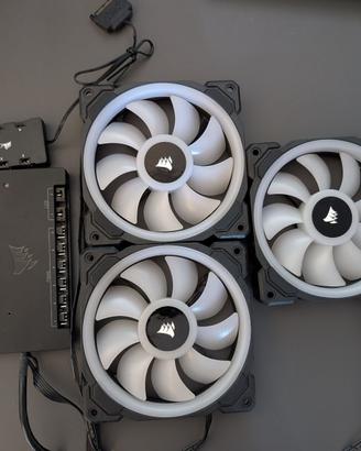 Ventole Corsair RGB 120 mm + Controller RGB