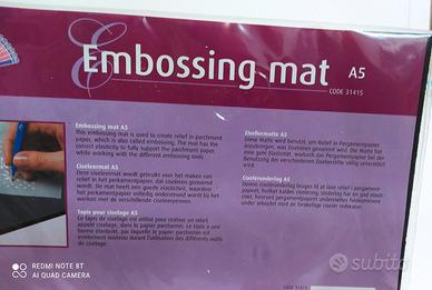 Tappetino per embossing A/5 cod.31415