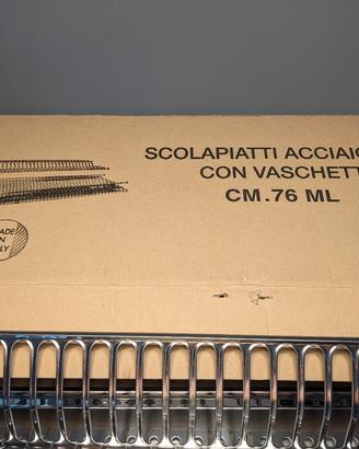 Ulteriore Ribasso scolapiatti in acciaio nuovo