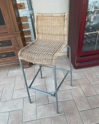 Sgabello in midollino