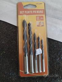 Set punte per trapano per legno  5 pezzi 