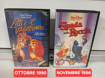 🌈Vhs Disney cartoni animati 