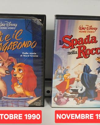 🌈Vhs Disney cartoni animati 