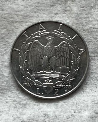 Moneta 2 lire 1940