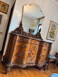 Credenza/settimanale camera da letto Chippendale