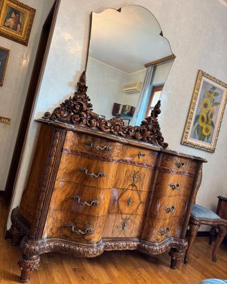 Credenza/settimanale camera da letto Chippendale