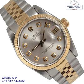ROLEX Datejust 68273 Medium 31MM Soleil diamonds