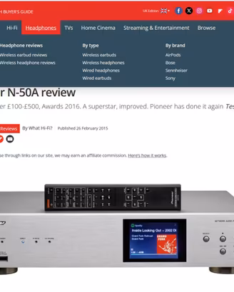 Pioneer Network Audio Player Hi-Res N-50