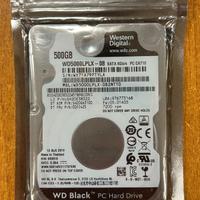 HARD DISK 500GB WESTERN DIGITAL WD5000LPLX 2,5"