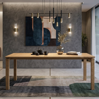 Tavolo in Rovere 180/220 x 90 h 74 Marca Danese